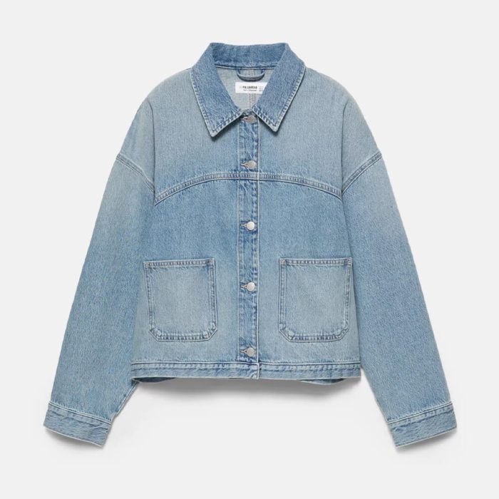 Boxy denim overshirt